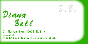 diana bell business card